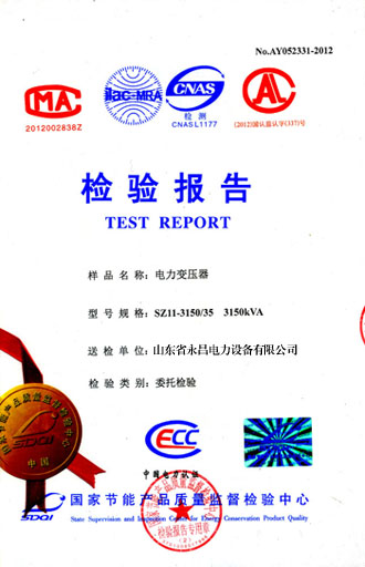 南平电力变压器检测报告